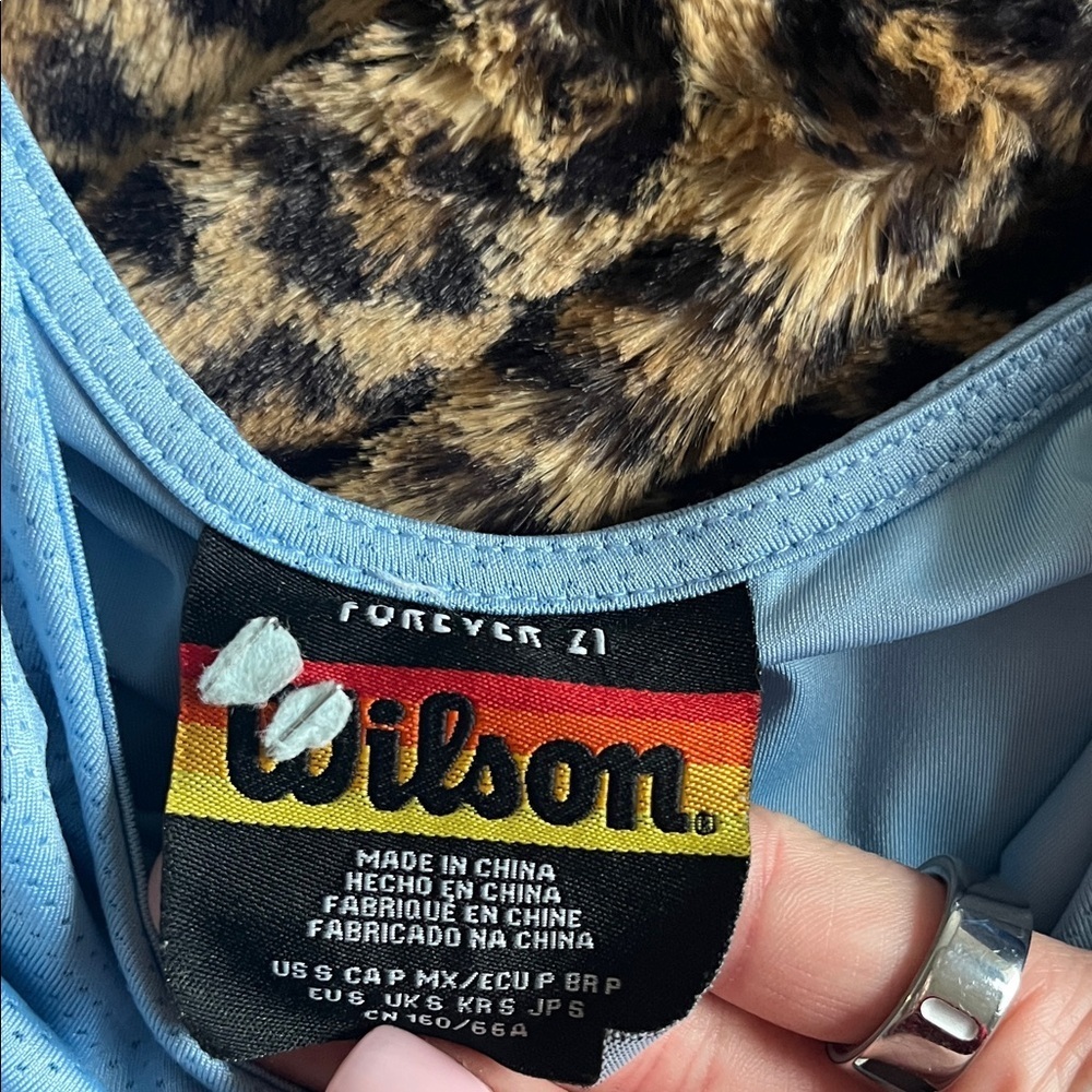 Wilson Sky Blue Women's One Piece bodysuit - Picture 4 of 4
